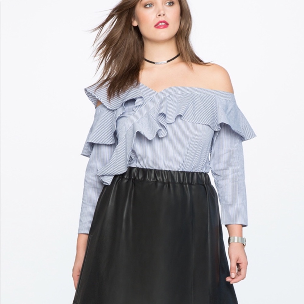 Eloquii One Shoulder Top